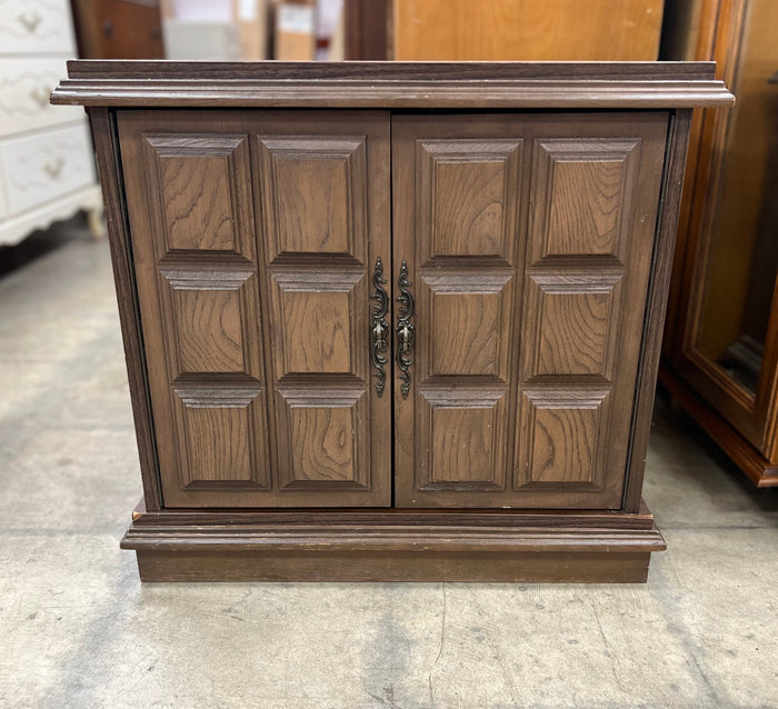 Dark Brown Wooden Side Table