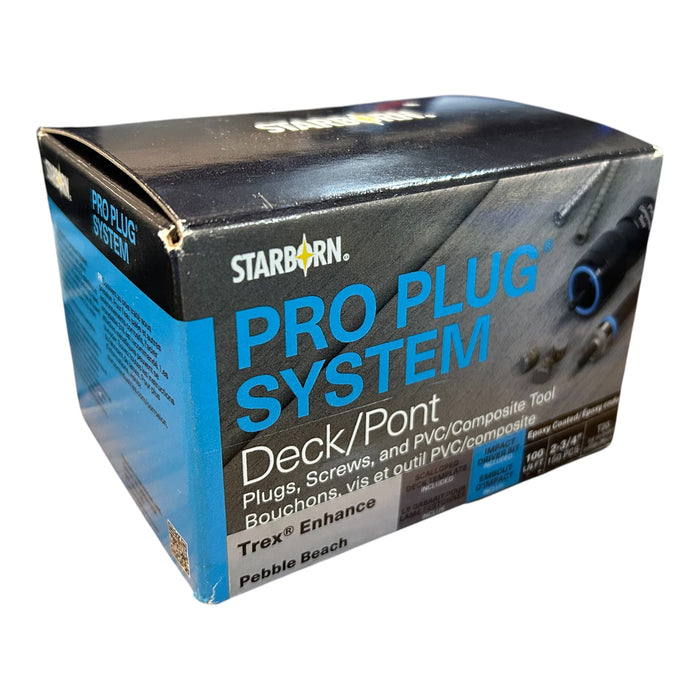 Starborn 2-3/4” Pro Plug System for Deck