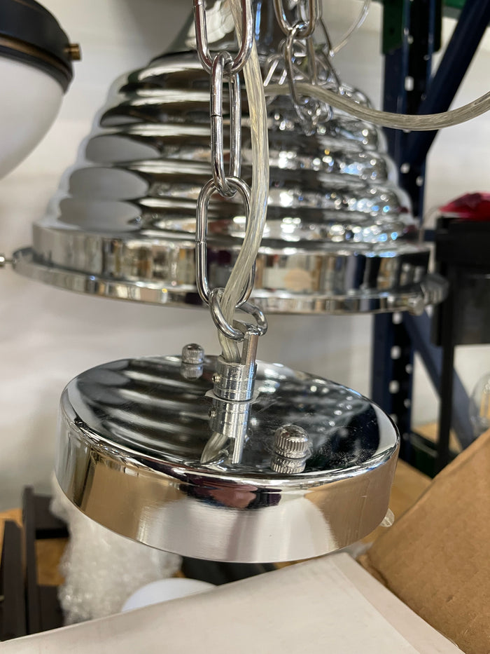 Industrial Chrome Pendant