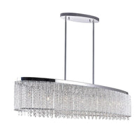 Claire 7 Light Oversized Linear Chandelier by CWI