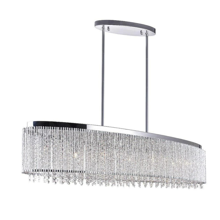 Claire 7 Light Oversized Linear Chandelier by CWI