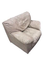 Ultra-Comfort Cream Leather Armchair