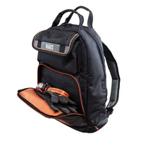 Tradesman Pro Tool Bag Backpack, 39 Pockets in Black - 14-Inch