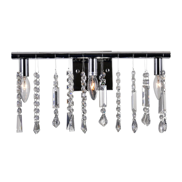 Janine 3-Light Vanity Light in Chrome