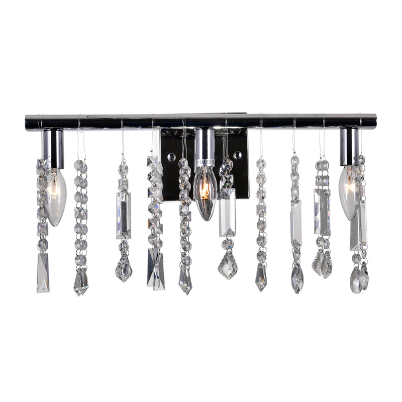 Janine 3-Light Vanity Light in Chrome