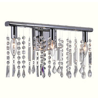 Janine 3-Light Vanity Light in Chrome