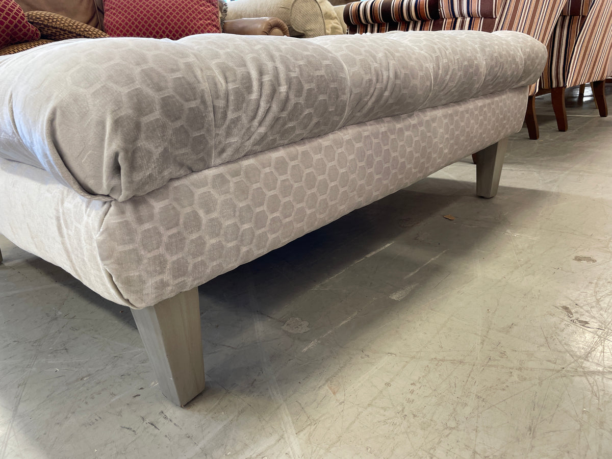 Silver Ottoman