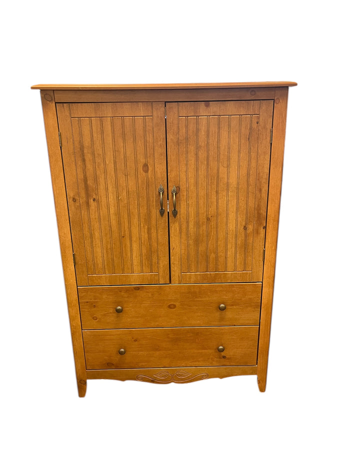 Rustic Solid Wood Armoire