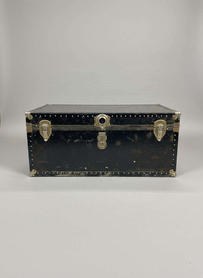 Black Steamer Trunk