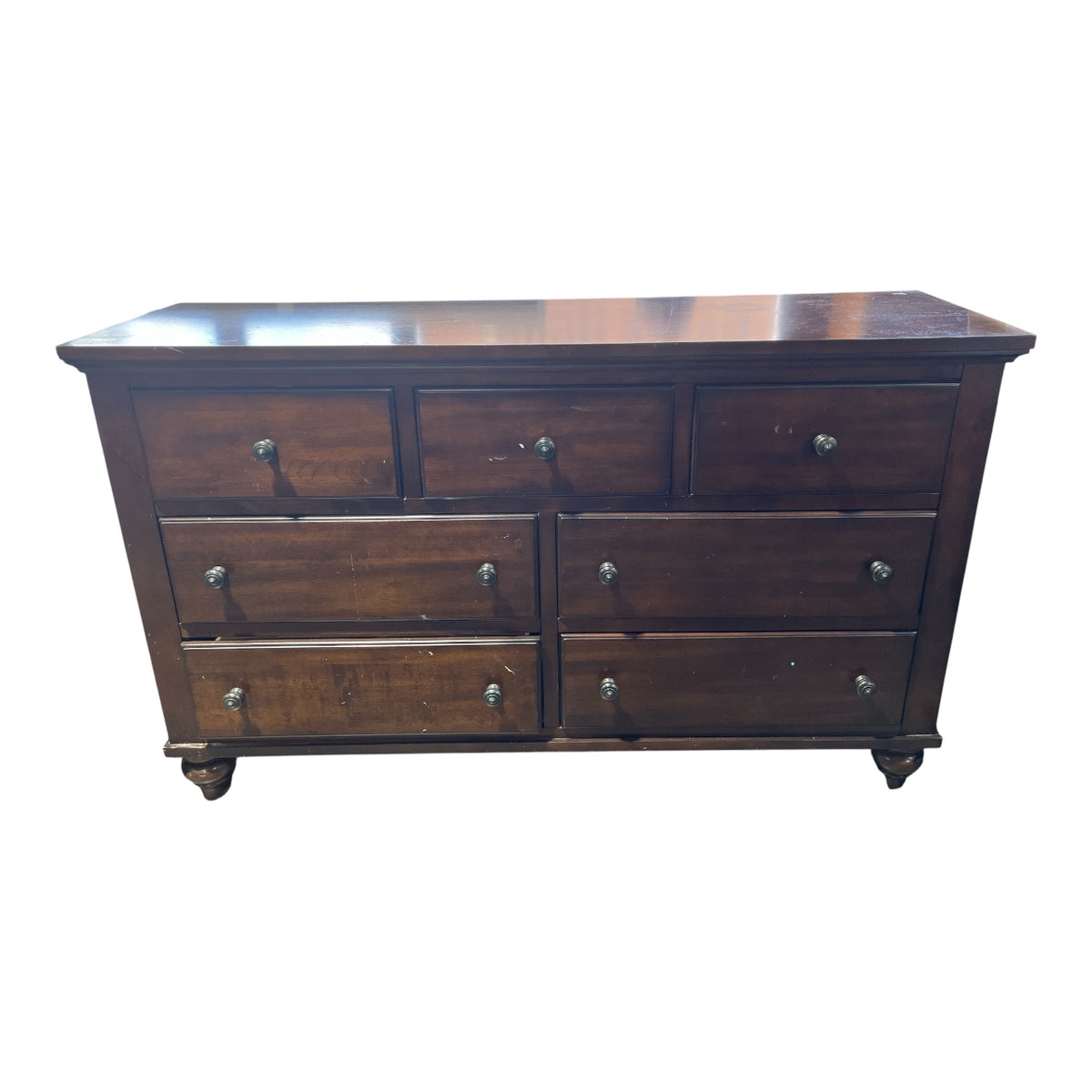 Solid Wood 7 Drawer Dresser