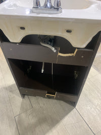 Vanity with Oval Sink