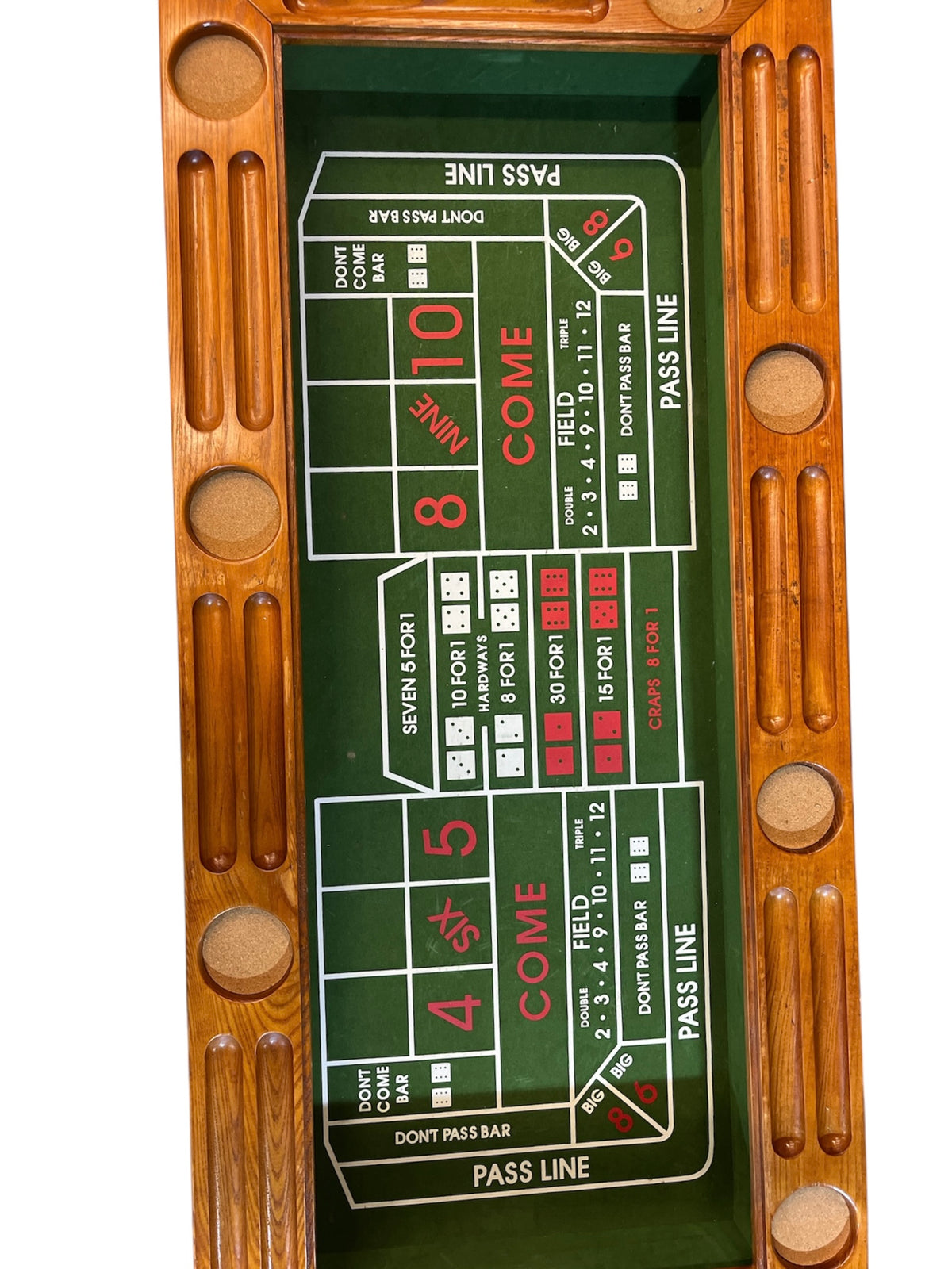 Solid Oak Casino Game Bar Table - Multifunctional
