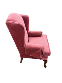 Queen Anne Style Wingback Chair