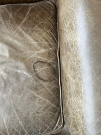 Distressed Leather Armchair