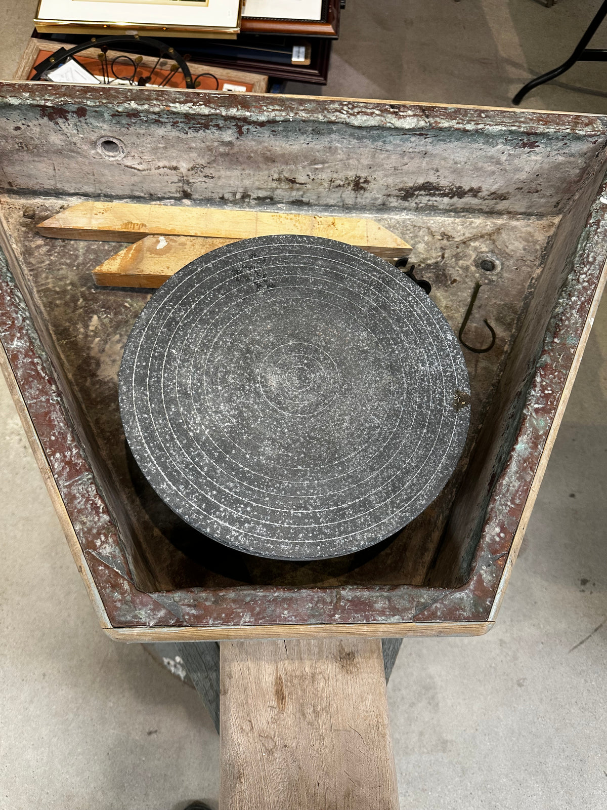 Leach Treadle Wheel (Antique Potter's Wheel)
