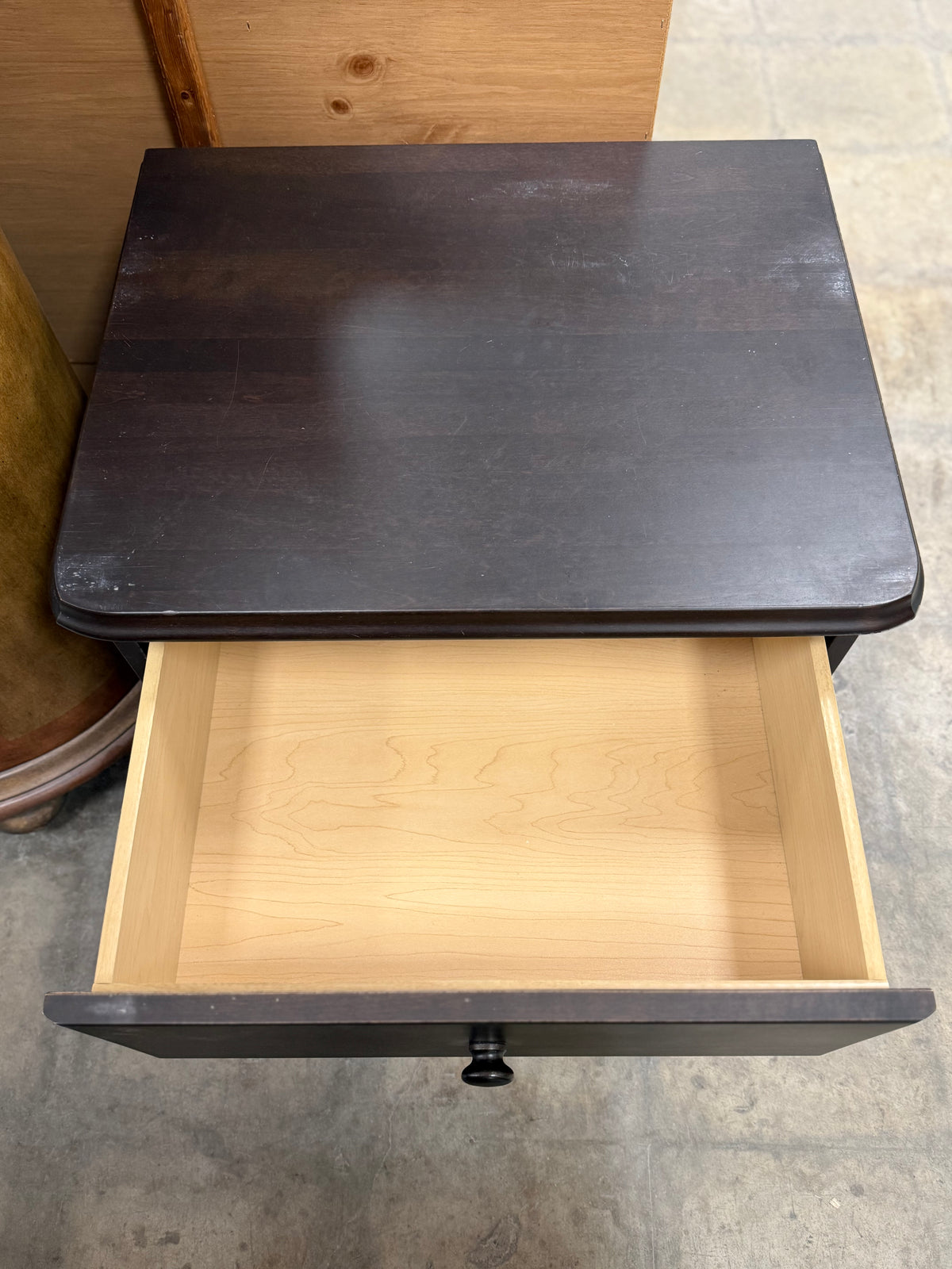 Medium Dark Brown Nightstand