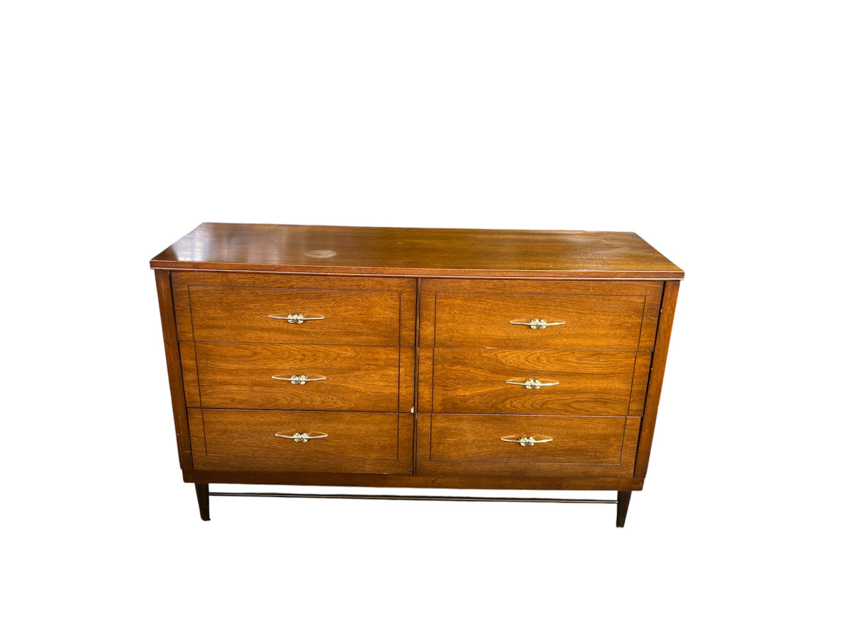 Mid Century Modern 6 Drawer Dresser