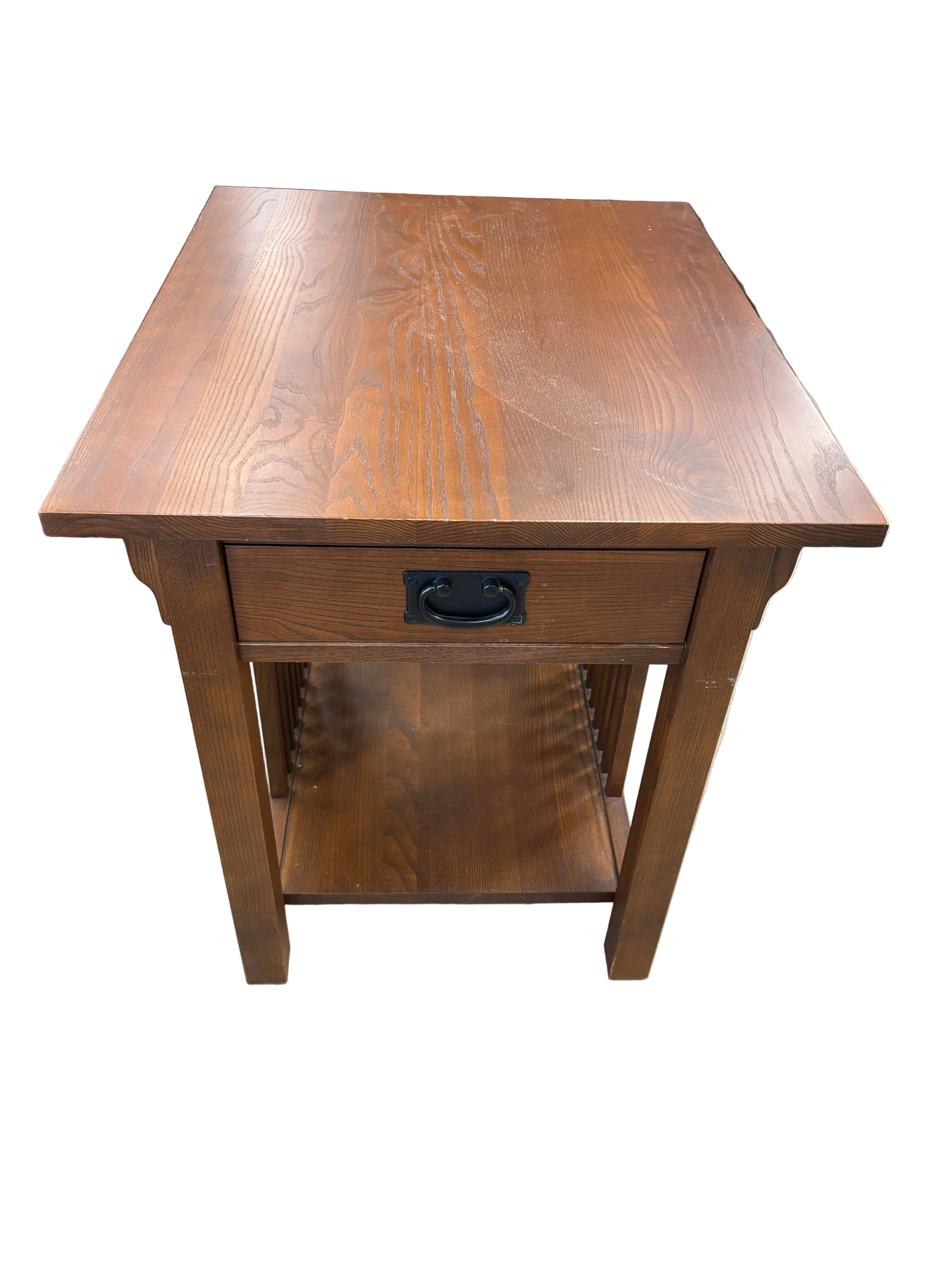 Medium Oak Wooden End Table – Habitat ReStore GTA