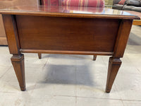 Woodgrain Side Table with One Drawer