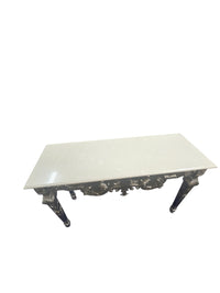 Natural Stonetop Baroque Console Table
