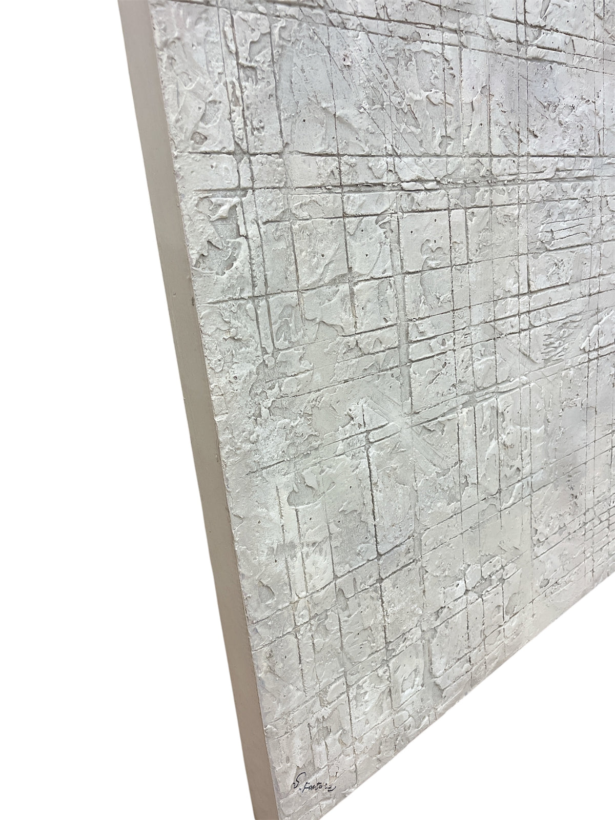 Renwil "Brigitta" Textured Abstract Wall Art by Stéphane Fontaine