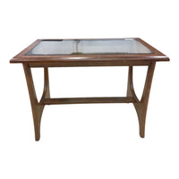 Condo Sized Glass Top Coffee Table