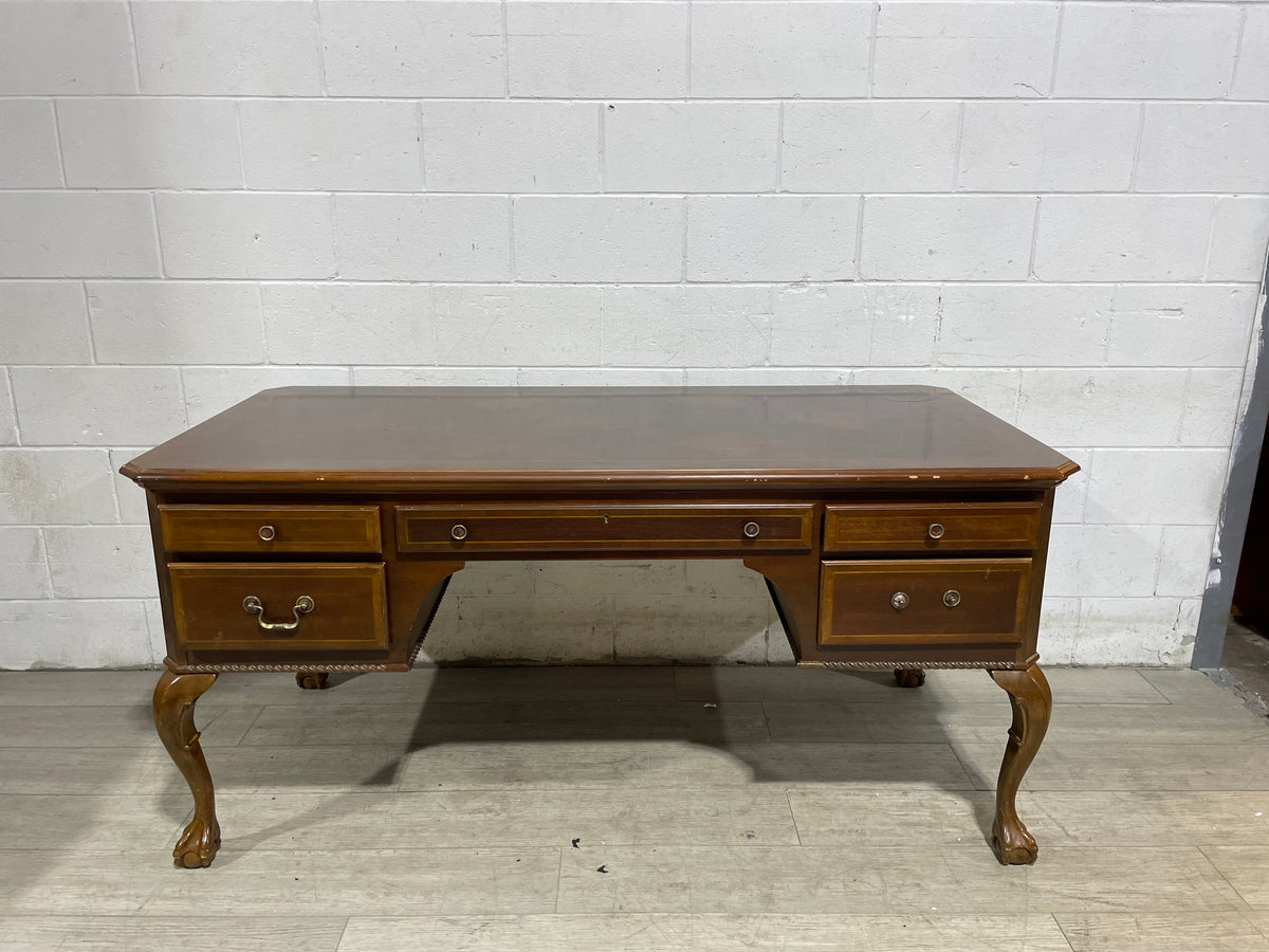 Solid Wood Desk with inlay