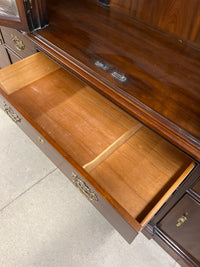 70"W Traditional Wooden China Cabinet