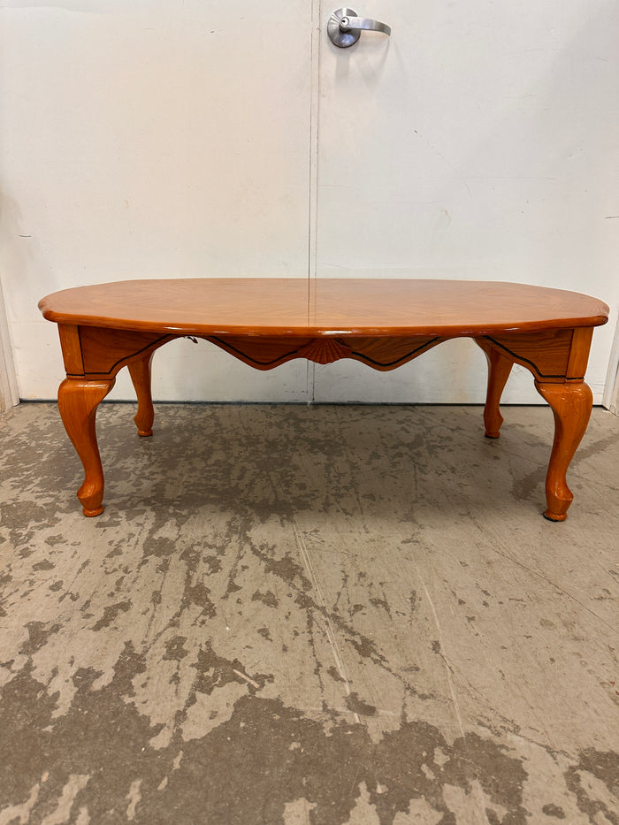 Wooden coffee table