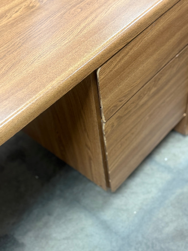 Light Wooden Brown Office Desk
