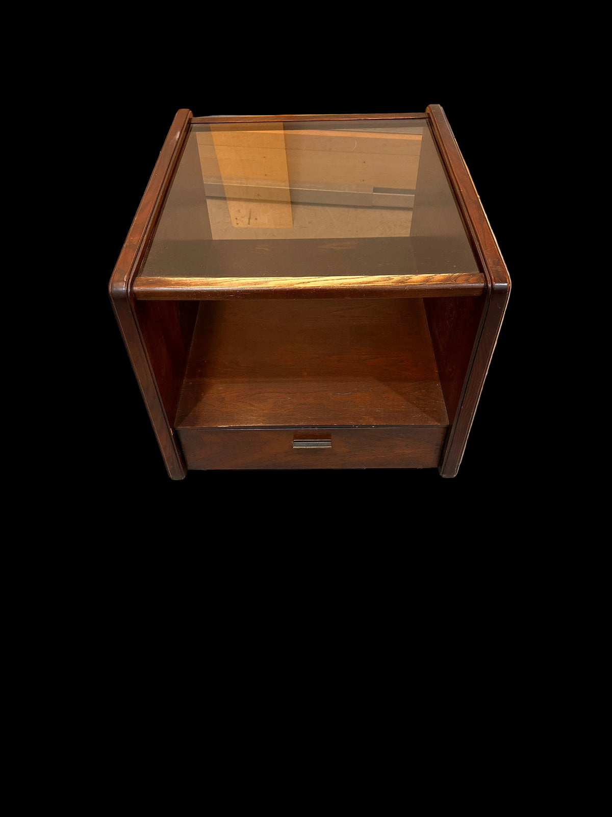 Vintage wooden end tables