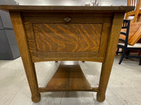 Versatile Banker's Desk in Oak
