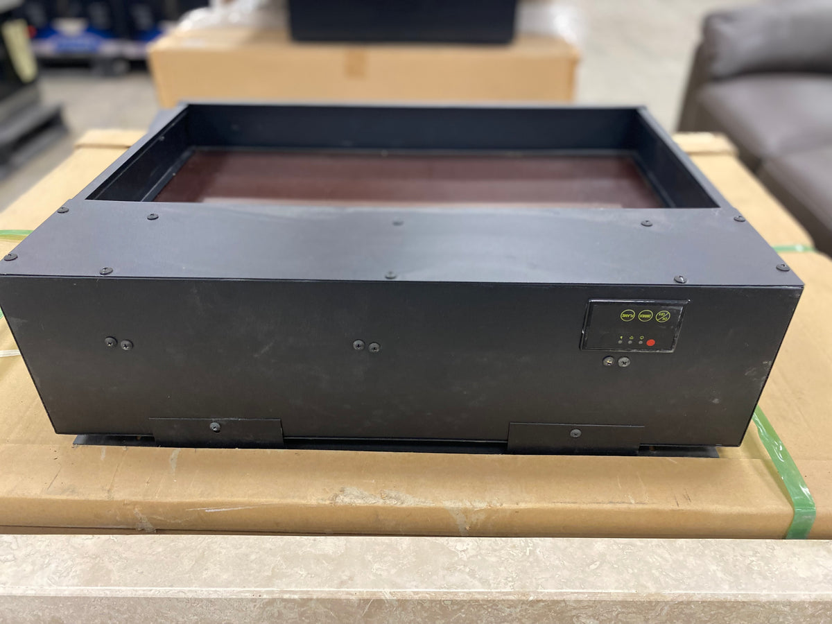 38" Built-In Ambiance Fireplace - Grey Limestone