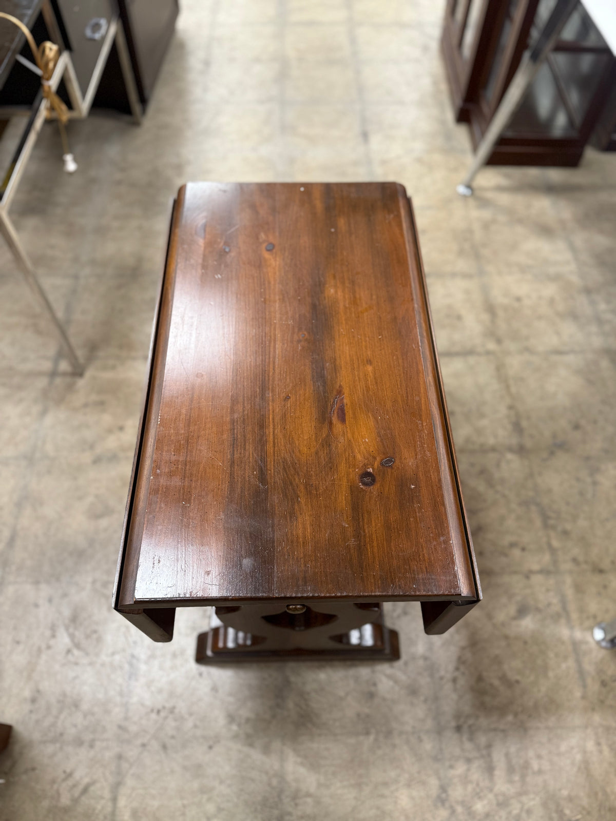Small Dark Brown Foldable Table