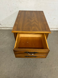 20”W Brown 1 Drawer Nightstand