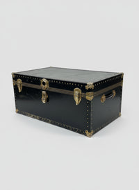 Black Steamer Trunk