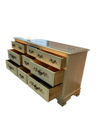 9 Drawer French Provincial Style White Dresser