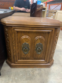 Nightstand With Brass Handles