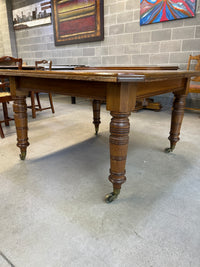 48"W Solid Wood Dining Table with 1 Leaf