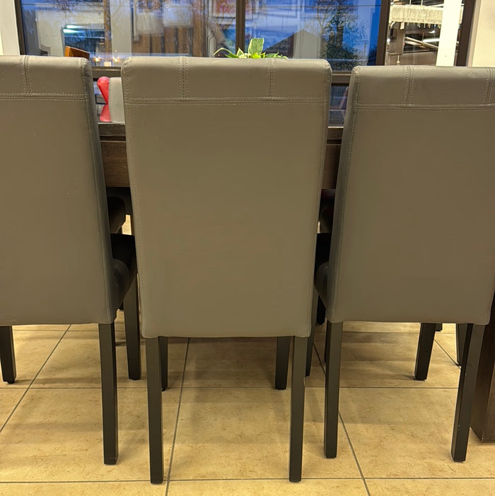 Grayson Pleather Dining Chairs - Set of 8