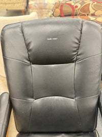 Black Leather Massage/Lounging Chair