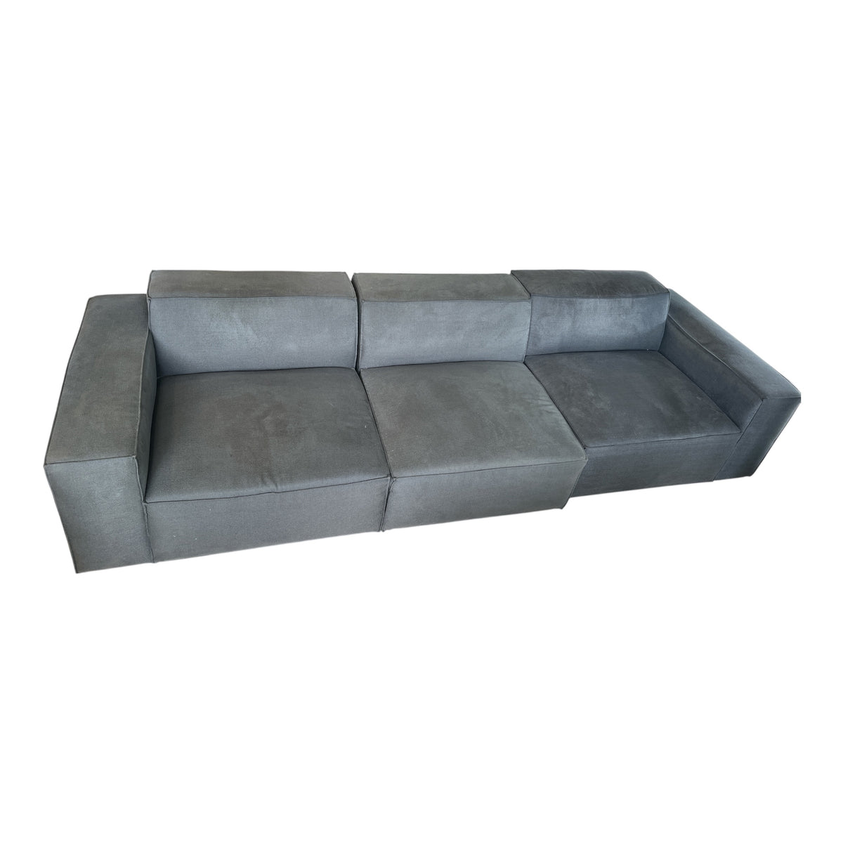 Grafton Grey 3 pc Sofa