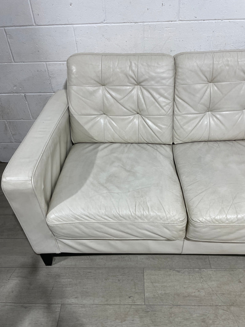 Vegan Leather Loveseat