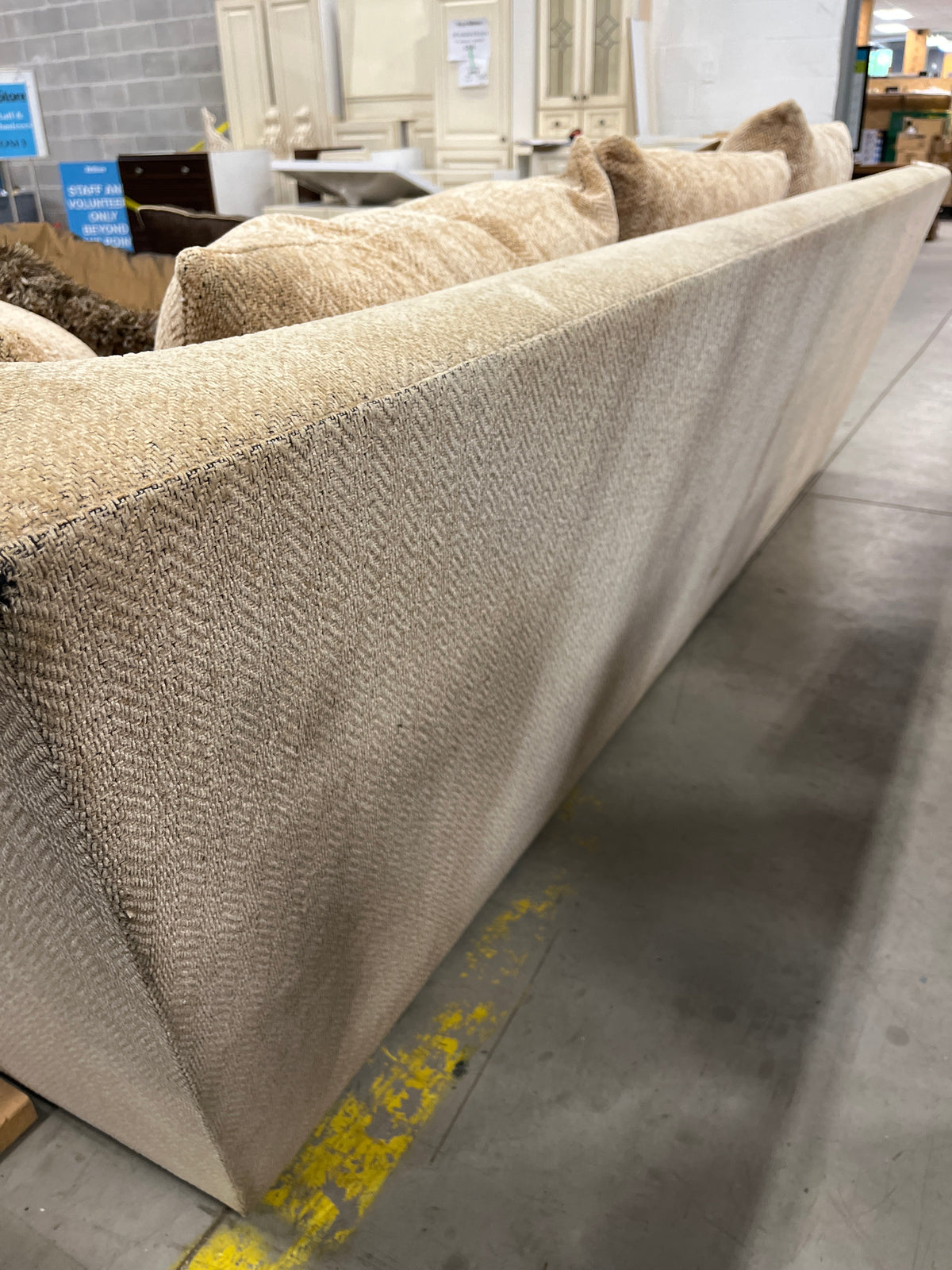 12’ x 9.5’ Sectional Sofa in Caramel