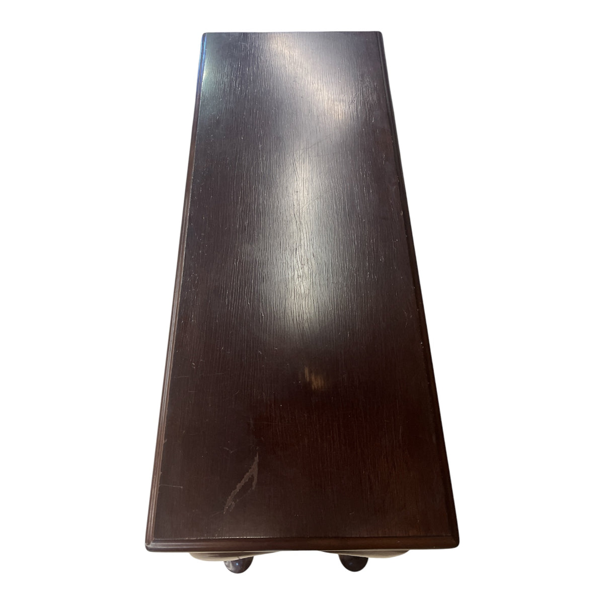 Queen Anne-Style Mahogany Console Table