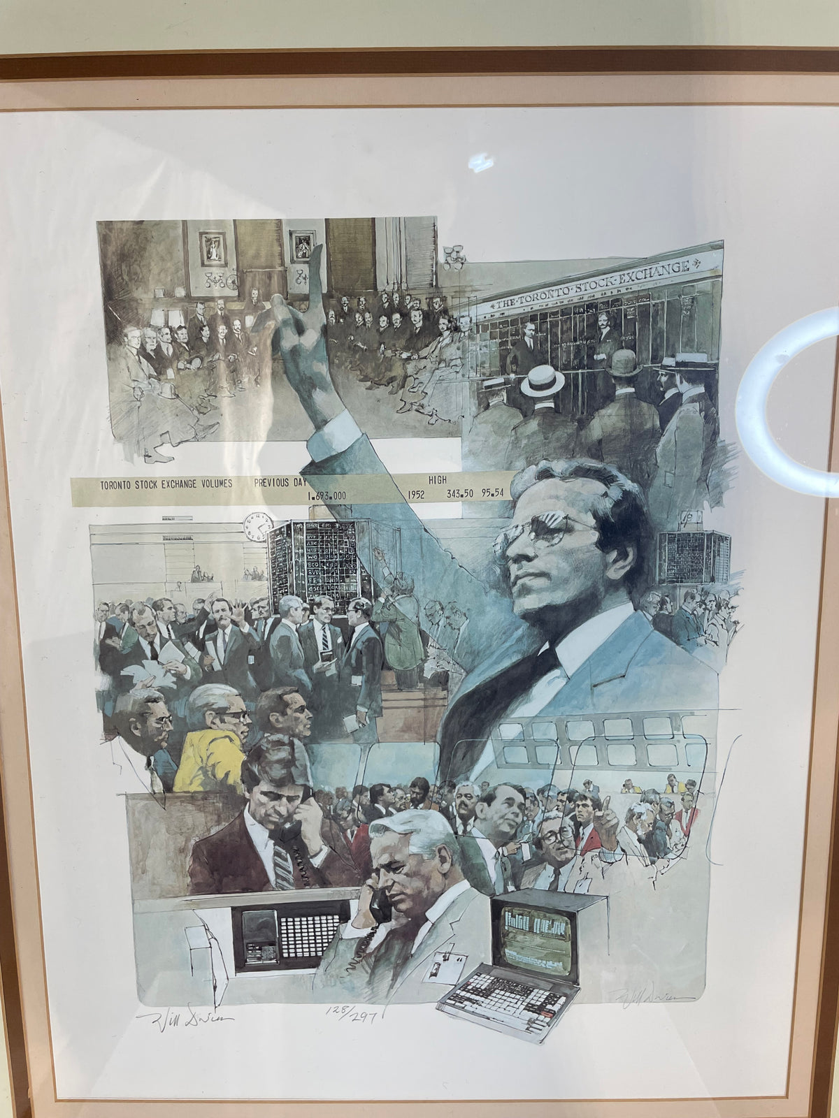 Print of "Toronto Stock Exchange" by S. Snider & Will Davies