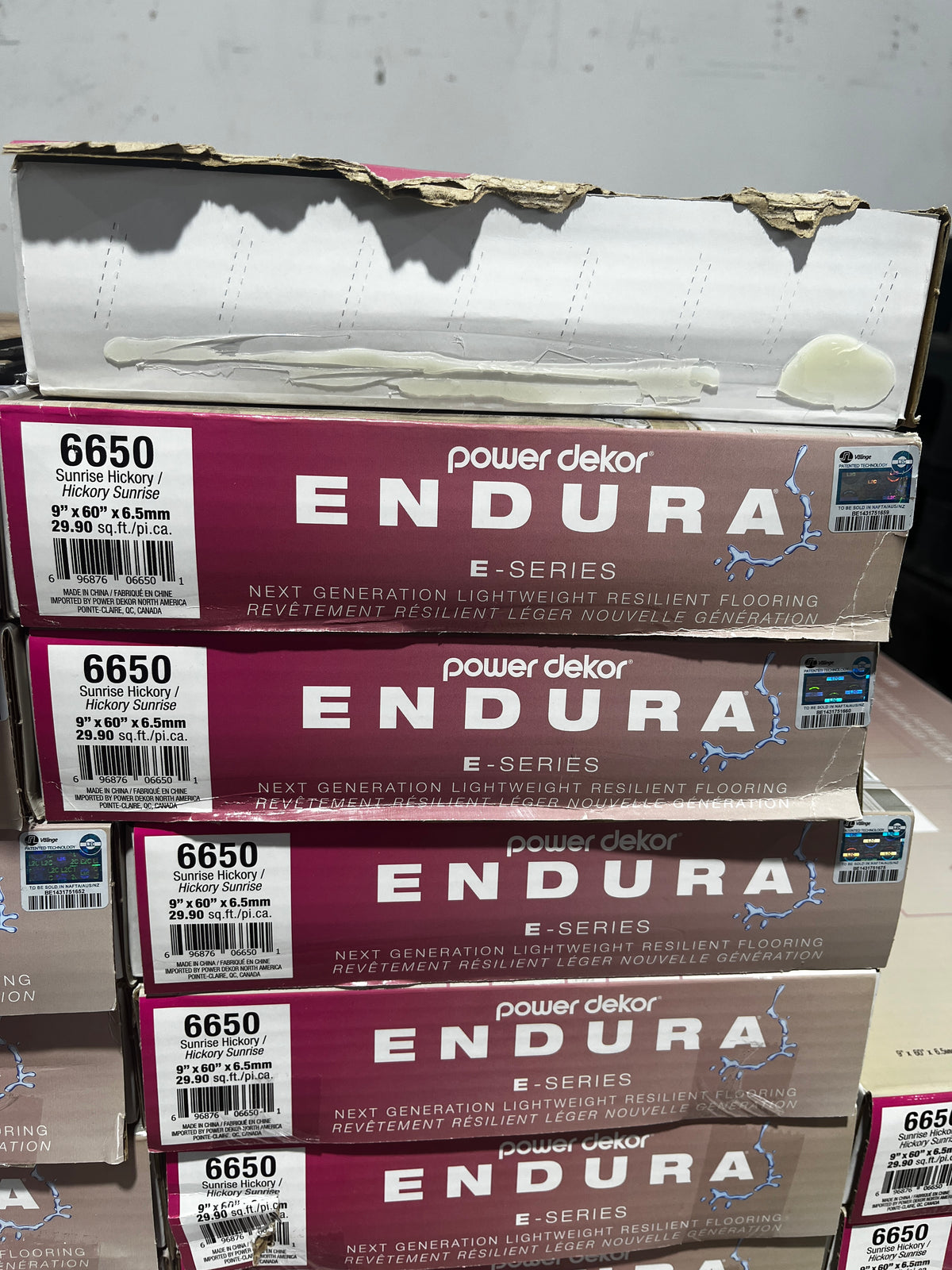 Endura  Luxury Vinyl Plank Flooring - Total 1,225.9 Sq.ft.