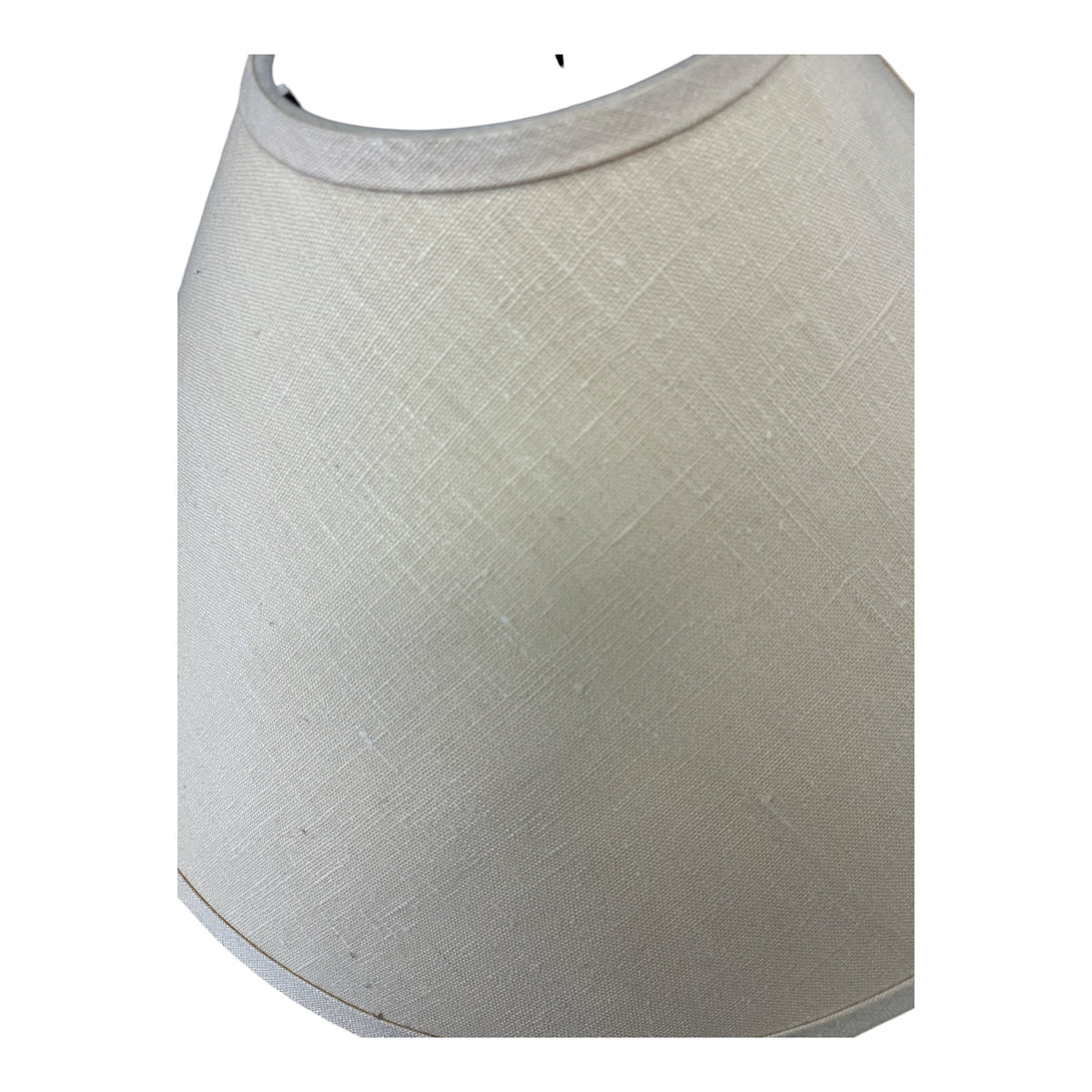 Adjustable Black Metal Table Lamp w/ Linen Shade
