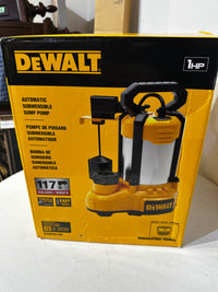 DEWALT 1HP Automatic Submersible Sump Pump