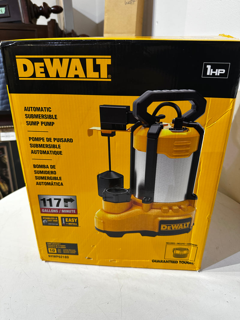 DEWALT 1HP Automatic Submersible Sump Pump